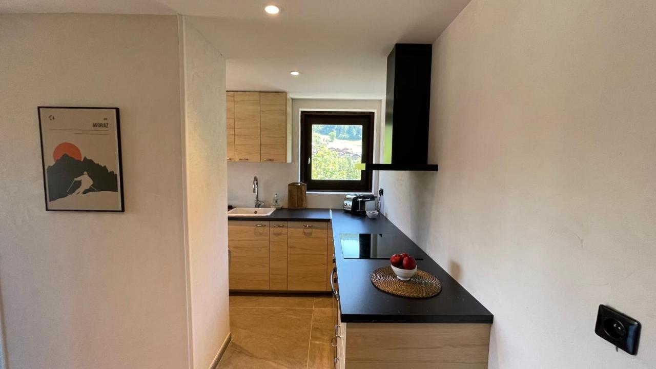 Morzine : Bel Appartement A 5 Mn Du Telepherique Exteriör bild